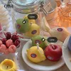 1pcS/emulated Fruit Soybean Zhiping Lemon Shaped Home Wax Scented Candle Decoration