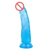 Andere Gezondheid Beauty Items Erotisch Soft Jelly Dildo Realistische Anale Strapon Grote Penis Zuignap Speelgoed Voor Adts Vrouw J1735 Drop Deliv Dh6Ux