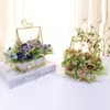 Decorative Flowers Great Simulation Potted Plant Delicate Texture 6 Colors Artificial Flower Peony Set