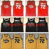 Basketboll Mens Biggie Smalls Jerseys Notorious B.I.G. Stitched Bad Boy Wear Jersey #72 BiggiesMalls