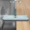 Mops Magic Microfiber Очистка Mops Flat Squeeze Magic Automatic Home Kitchen Floor Chemer Бесплатная швабля с ведром 230302