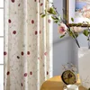 Curtain White Modern Floral Curtains For Living Room Bedroom Kids Embroidered Window Panel Drapes
