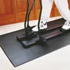 SuperMats Treadmill Mat Standard Quality Dense Foam Vinyl Fitness Equipment Mat Black 36 In x 78 In