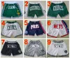 Mens Pocket Zipper Basketball Shorts Elastic Waist Just Don Wear Sweatpants Vintage Split Pant Sport Hip Pop Drawstring Short Western Eastern