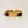 High quality designer design Bangle stainless steel gold buckle bracelet fashion luxury jewelry men and women bracelets