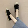 Отсуть туфли Lady Flats Balleerine Shoes Slip On Casual Women Women Canvas Loafers Обувь дышащие женские эспадрильи.