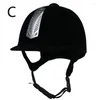 Motorcykelhjälmar AD Equestrian Hjälm Unisex Classic Dålig ridningsutrustning Cykelskydd CAP 52-62CM Justerbar