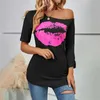 Designer Tops Women T-shirt z krótkim rękawem z ramion nieregularna długość rękawa moda szczupła koszulka