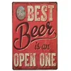 Retro Beer art painting Vintage Metal Tin Sign Decorative Plaque Pub Bar Man Cave Club living room Wall personalized Art Decor Accessories tin sign Size 30X20CM w02