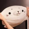 Plush Dolls 1pc 50/60cm Soft Down Cotton Lying Seal Plush Toys Lovely Stuffed Animal Doll Kawaii Pillow Home Decor Brinquedos Gift for Kids 230302