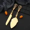 Ensembles de vaisselle couteau de haute qualité pelle ensemble alliage exquis manche creux maison style occidental gâteau Pizza outils de cuisson