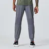 lululemens Autunno pantaloni lunghi da uomo lulus sport running align yoga tasche da palestra all'aperto pantaloni della tuta slim fit lu pant jogger pantaloni da uomo casual elastico