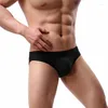 Unterhosen Sexy Männer Unterwäsche Niedrige Taille Höschen Mans Briefs Schnell trocknend Ropa Interior Hombre Cueca Masculina Brave Bikini Slip homme