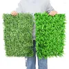 Fleurs décoratives 60x40cm plantes artificielles herbe mur vert buis panneaux de haie pour bricolage mariage toile de fond approvisionnement extérieur jardin décor