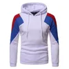 Men's Hoodies 2023 Men Autumn Long Sleeve Patchwork High Quality Pullovers Hooded Sweatshirt Jersey De Hombre Moda #3