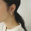 Серьги обруча круглые манжеты для женщин Минималистский геометрический винтажный панк пирсинг кольца корейские 2023 г. Модные металлические украшения оптом