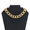 Cuban Link Chain Necklace Choker for Women y2k Aesthetic Gold Silver Curb Chains Necklaces Hip Hop Punk Grunge Birthday Jewelry Accessories Gifts Wholesale