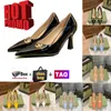 Zapatos de vestir Horsebit Sandalias de diseñador para mujer Sandalias de charol de tacón alto con diamantes de imitación y tacones de aguja de lujo para bodas