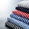 Designer Men Striped Slim Shirts Smart Casual Long Sleeve Dress Shirts Good Quality Men Fit Shirts Spring Male Size 5XL Dress S