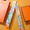 Роскошные шелковые шарф -шарф -дизайнерские дизайнерские шарфы Fine Print Небо - предел воображения великолепная цветовая палитра классика моды