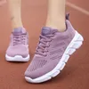 Designer Women Spring Breattable Running Shoes Black Purple Black Rose Red Womens Outdoor Sports Sneakers Color3