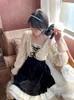 Abiti casual 2023 Mini abito vintage francese da donna in pizzo corto Lolita Kawaii Abbigliamento elegante monopezzo coreano