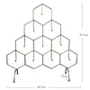 Bolsas de joias Display Stand Stand Wedding Child Decoration Frame de aniversário Home Tableware