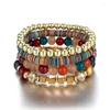 Strand Simple Style perline boho multicolore braccialetti accessori per gioielli ladies set di braccialetti multistrato per donne