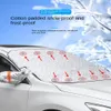 Opvouwbare auto zonneschaar voorruit deksel voor zon winter verdikte sneeuwschild mist proof cover anti icing voorruit voorruit deksel auto bescherming