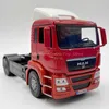 Diecast modelauto's 1 32 Diecast metalen vrachtwagenmodel speelgoedman tgs 26.480 semi-oplegger trekker replica collector editionj230228