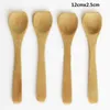 8 Size Small bamboo Spoons Natural EeoFriendly Mini Honey Spoons Kitchen Mini Coffee Teaspoon Kids Ice Cream Scoop 916cm3251954