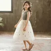 Jupes Nouvelles filles jupe pailletée 2021 printemps étoile brillante net gaze longue princesse jupe courte jupe en tulle pour enfants vêtements pour femmes T230301