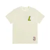 Erkek Tişörtler Moda Erkekler T-Shirt 2023 Louiseity Yeni Pamuk Yumuşak Kırışıklık Dayanıklı Baskı Mektupları Günlük Öğrenci Çift Kısa Astar Viutonity 08-07