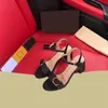 ontwerpers hakken luxe dames nette schoenen klassiek effen kleur hak sandalen veelzijdige party trouwschoen platte hoge hak comfortabele sandaalstijl goed leuk