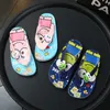 شببر أطفال أزياء الرسوم المتحركة الضفدع Flip Flops Boy Girl Slippers Sundals Summer Kids Outdoor Comfy Nasual Beach Shoes Size 24-35 T230302