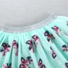 Jupes Bébé Filles Tutu Jupe Paillettes Arc Mini Jupe Enfant Ballet Enfants Robe De Bal Fille Princesse Maille Tulle Danse Mignon Vert Jupes T230301