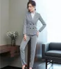 Costumes pour femmes Blazers Uniformes formels Conçoit des pantalons Automne et hiver Vêtements de travail d'affaires avec vestes Pantalons féminins Ensembles de pantalons