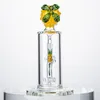 Bong populaire forme d'ananas bongs en verre de fruits narguilés percolateur de pomme de douche 7 pouces de hauteur conduites d'eau avec 14mm femelle Jiont 5mm d'épaisseur huile Dab Rigs DHL20092