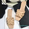 2023-New Luxury Designer Slipper Women Sandals Top-Qualityファッションスーパークラシックカジュアルスリッパサンディフリップフロップサイズ34-42 002