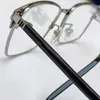 2023 756OA Men Square Eyebrow Glasses Frame 56-17-145 fashion Gold silver Gungray color options Quality Double-plating fullset cas213B