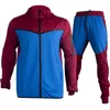 Projektant dresowy garnitur mężczyźni kobiety Niki Tech Spodnie sportowe dwuczęściowe pociej się kurtki dresowe jogger moda sportowa grube płaszcze dna