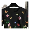 Nieuw patroon DRAAG Mode Slim Classic Pattern Patroon Stempel 23SS Jurken Summer Dames kleding eenvoudige jurken Ssize S-XL