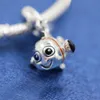 925 Gümüş Nemo Balık Dangle Kolye Boncuk Avrupa Takılar Pandora Tarzı Cazibe Bileziklerine Uygun