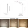 Настольные лампы светодиодные настольные лампы Dimmable Touch Control Light Light Specation Student Работайте 3 режима с беспрепятственным зарядом USB-USB