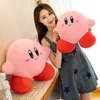 Plush Dolls Anime Star Kirby Plush Toys Soft Stuffed Animal Doll Fluffy Pink Plush Doll Pillow Room Decoration Toys For Children's Gift 230302