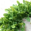 Decorative Flowers 30cm 12inch Artificial Wreath Plant Decor Home Front Door Window Green Boxwood Farmhouse