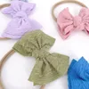 Kızlar için bebek kurdele yay kafa bantları yumuşak elastik çocuklar saç bandı bebek saç kravat kafa bandı yenidoğan saç aksesuarları 1788