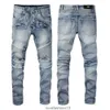 European and American skinny jeans Designer Hip-hop Jeans High Street Fashion Tide Brand Cycling Motorcycle