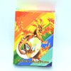 Gold Pokemon Game Cards Vstar VMAX GX EX DX Sällsynta kort 55st Gold Foil Card Belanded TCG Deck Box