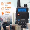 Портативная рация Baofeng UV 5R 5 Вт, радиолюбительская радиостанция, двухдиапазонный VHF UHF FM-трансивер, двусторонняя охотничья UV 82 UV 9R Plus 230301